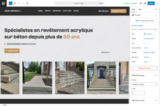 Site web WordPress