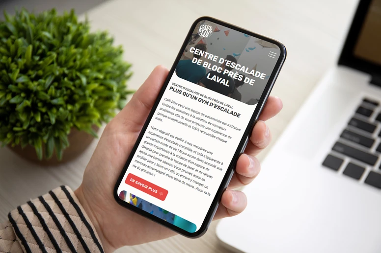 Page d’atterrissage pour une entreprise de votre domaine café